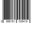 Barcode Image for UPC code 0666151005419