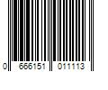 Barcode Image for UPC code 0666151011113