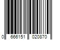 Barcode Image for UPC code 0666151020870