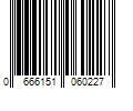 Barcode Image for UPC code 0666151060227