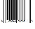 Barcode Image for UPC code 066644000073