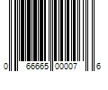 Barcode Image for UPC code 066665000076