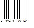 Barcode Image for UPC code 0666776001100