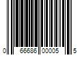 Barcode Image for UPC code 066686000055