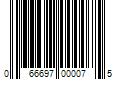 Barcode Image for UPC code 066697000075