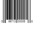 Barcode Image for UPC code 066713000058