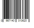 Barcode Image for UPC code 0667140013620. Product Name: PKG - Laptop Sleeve for up to 14" Laptop - Dark gray