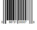 Barcode Image for UPC code 066731000078