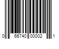 Barcode Image for UPC code 066740000021