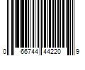 Barcode Image for UPC code 066744442209