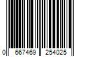 Barcode Image for UPC code 0667469254025