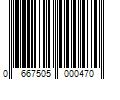 Barcode Image for UPC code 0667505000470