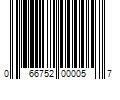 Barcode Image for UPC code 066752000057