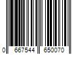 Barcode Image for UPC code 0667544650070