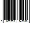 Barcode Image for UPC code 0667553847096