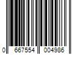 Barcode Image for UPC code 0667554004986