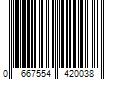 Barcode Image for UPC code 0667554420038