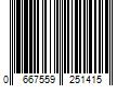 Barcode Image for UPC code 0667559251415