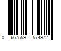 Barcode Image for UPC code 0667559574972