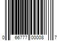 Barcode Image for UPC code 066777000087