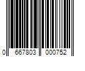 Barcode Image for UPC code 0667803000752