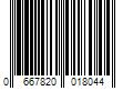 Barcode Image for UPC code 0667820018044