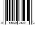 Barcode Image for UPC code 066809050813