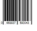 Barcode Image for UPC code 06688375800445