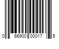 Barcode Image for UPC code 066900000175