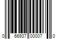 Barcode Image for UPC code 066937000070