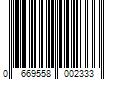 Barcode Image for UPC code 0669558002333