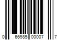 Barcode Image for UPC code 066985000077