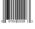 Barcode Image for UPC code 067000000263