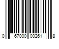 Barcode Image for UPC code 067000002618