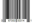 Barcode Image for UPC code 067000003141