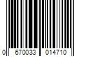 Barcode Image for UPC code 0670033014710