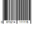 Barcode Image for UPC code 0670214111115