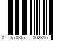 Barcode Image for UPC code 0670367002315