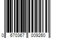 Barcode Image for UPC code 0670367009260