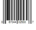 Barcode Image for UPC code 067044025307