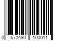 Barcode Image for UPC code 0670480100011