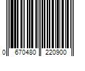 Barcode Image for UPC code 0670480220900