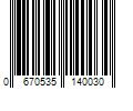 Barcode Image for UPC code 0670535140030