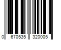 Barcode Image for UPC code 0670535320005