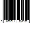 Barcode Image for UPC code 0670711209322