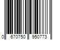 Barcode Image for UPC code 0670750950773. Product Name: Apollo 3/4 in. Plastic PEX-B Barb 90-Degree Elbow (5-Pack)