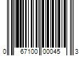 Barcode Image for UPC code 067100000453