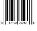 Barcode Image for UPC code 067100000606