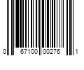 Barcode Image for UPC code 067100002761