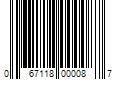 Barcode Image for UPC code 067118000087